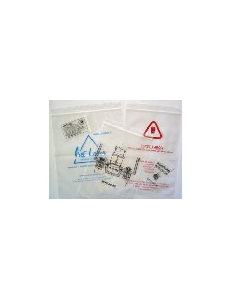 Bolsa de plástico con autocierre 30 x 40 cm Impresa