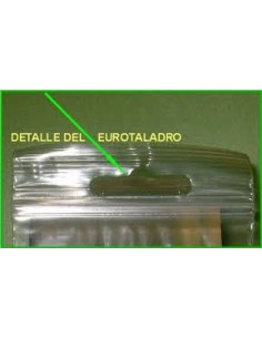 Bolsa CIERRE ZIP con EUROHOLE de 15 x 15 cm 2