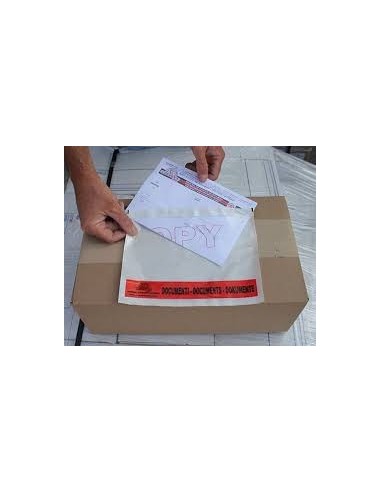 Bolsa Contiene Documentación-Packing List de 16,5 x 12,2 Cms
