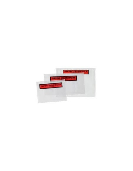 Bolsa Contiene Documentación-Packing List de 16,5 x 12,2 Cms