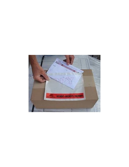 Bolsa Contiene Documentación-Packing List de 16,5 x 12,2 Cms