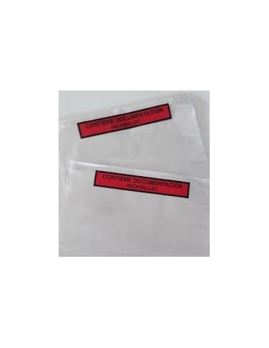 Bolsa Contiene Documentación-Packing List de 16,5 x 12,2 Cms