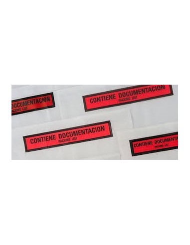 Bolsa Contiene Documentación-Packing List de 16,5 x 12,2 Cms