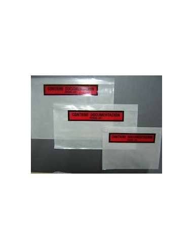 Bolsa Contiene Documentación-Packing List de 16,5 x 12,2 Cms