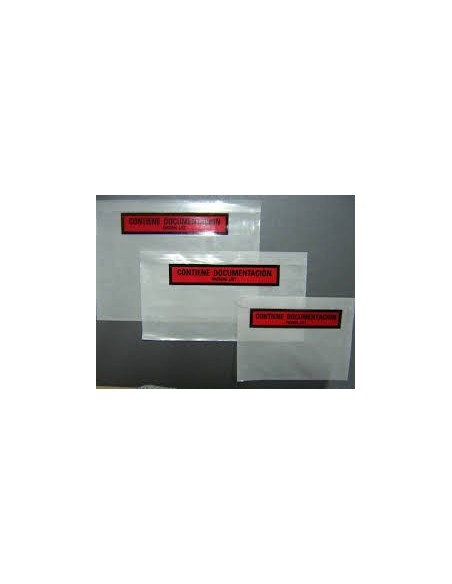 Bolsa Contiene Documentación-Packing List de 16,5 x 12,2 Cms