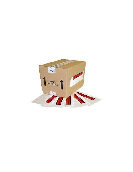 Bolsa Contiene Documentación-Packing List de 16,5 x 12,2 Cms
