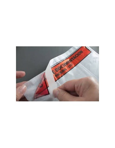 Bolsa Contiene Documentación-Packing List de 16,5 x 12,2 Cms