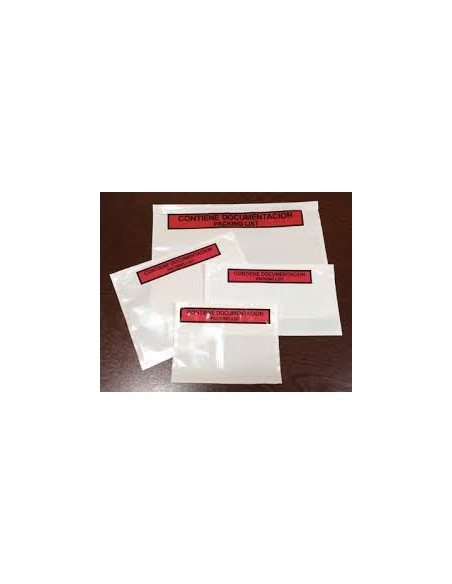 Bolsa Contiene Documentación-Packing List de 16,5 x 12,2 Cms