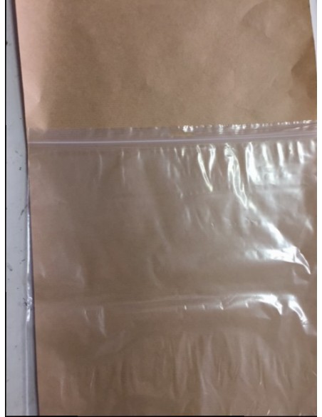 Bolsa de plástico con autocierre 35 x 45 cm