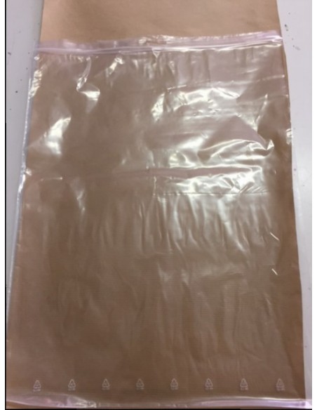 Bolsa de plástico con autocierre 35 x 45 cm