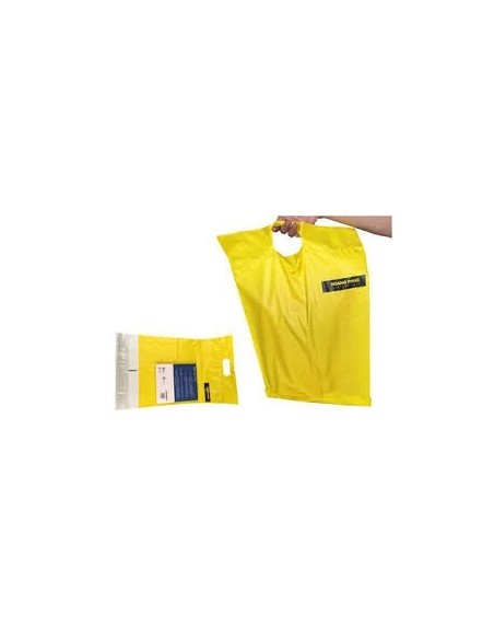 Bolsa para Envíos  con Asa de 25 x 22 + 8 + 5 Solapa, Personalizada