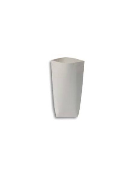 Bolsa SEMIBLANCA  Sin Asas de  110 gr 12 x 22,5 Cms