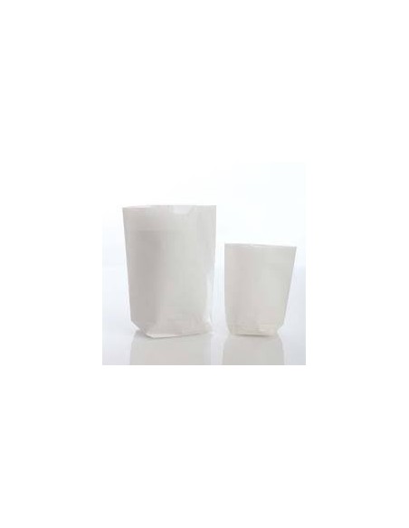 Bolsa Americana ANTIGRASA BLANCA Sin Asas de  60 gr 18 x 32 Cms