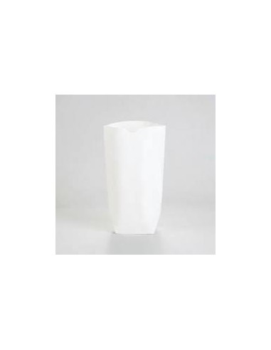 Bolsa Americana ANTIGRASA BLANCA Sin Asas de  60 gr 18 x 32 Cms