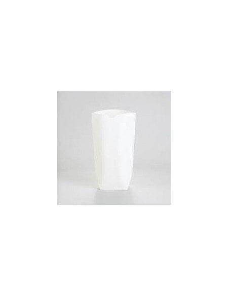 Bolsa Americana ANTIGRASA BLANCA Sin Asas de  60 gr 18 x 32 Cms