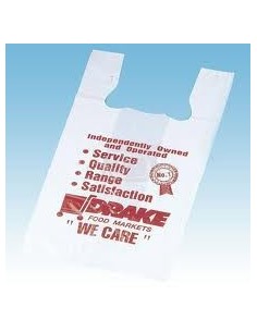 bolsa camiseta blanca biodegradable, Impresa medida 40 x 50 2