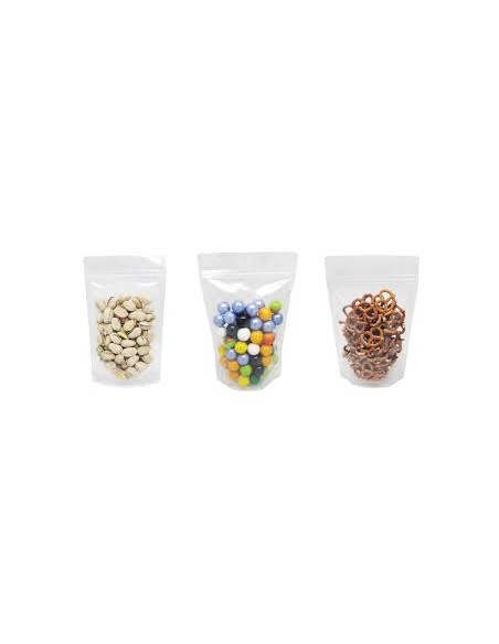 Bolsa Autocierre y Base de 16 + 8 x 27 Bolsa DOYPACK