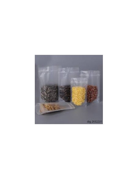 Bolsa Autocierre y Base de 16 + 8 x 27 Bolsa DOYPACK