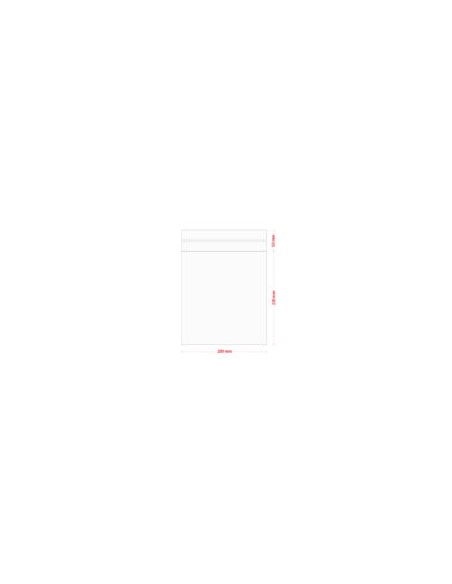 Sobre de Papel Kraft E-Commerce de 30 x 35 + 5 Solapa Adhesiva con 1 Tira Inviolable.