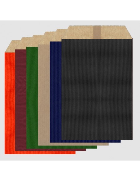 Sobres de Papel de Colores 10 x 15.5 + 2 Solapa, Interior Kraft Marrón