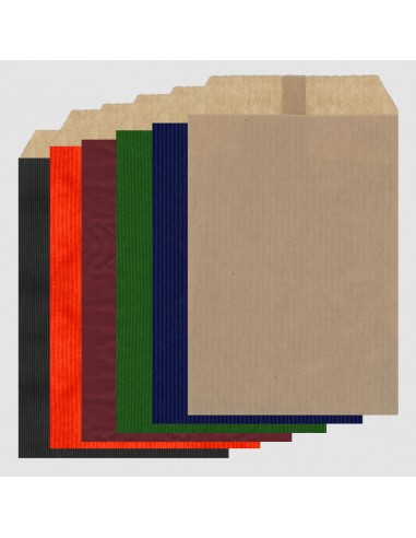 Sobres de Papel de Colores 10 x 15.5 + 2 Solapa, Interior Kraft Marrón