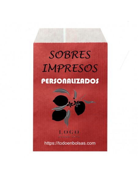 Sobres de Papel de Colores 13 x 17 + 2 Solapa, Interior Kraft Blanco (Impresos)