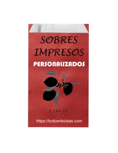 Sobres de Papel de Colores 16 X 27 + 2 Solapa +...
