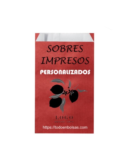 Sobres de Papel de Colores 16 X 27 + 2 Solapa + 5 Fuelle, Interior Kraft Blanco (Impresos)