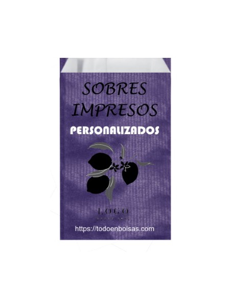 Sobres de Papel de Colores 24 X 39 + 2 Solapa + 6 Fuelle, Interior Kraft Blanco (Impresos)