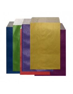Sobres de Papel de Colores 10 x 15,5 + 2 Solapa, Interior...