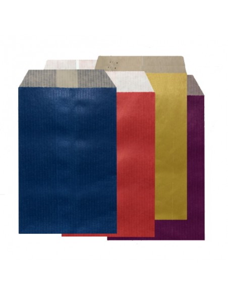 Sobres de Papel de Colores 19 X 32 + 2 Solapa + 6 Fuelle, Interior Kraft Blanco