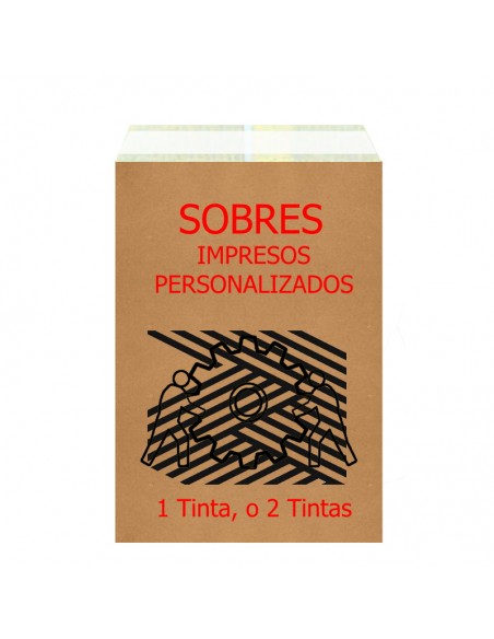 Sobres de Papel Regalo de 32 x 26 + 4 Solapa Adhesiva, (Impresos)