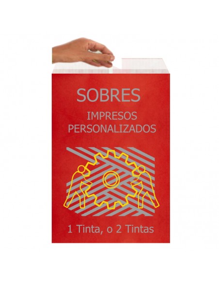Sobres de Papel Regalo de 32 x 26 + 4 Solapa Adhesiva, (Impresos)