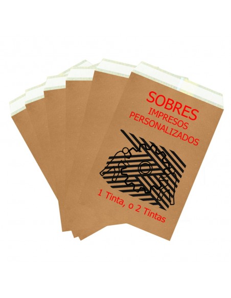 Sobres de Papel Regalo de 32 x 26 + 4 Solapa Adhesiva, (Impresos)