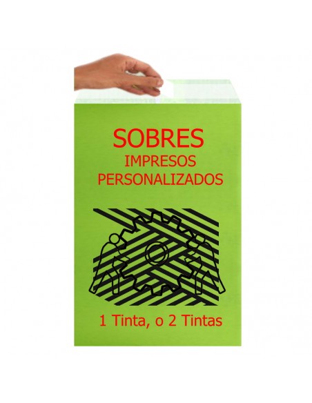 Sobres de Papel Regalo de 36 x 45 + 5 Solapa Adhesiva, (Impresos)