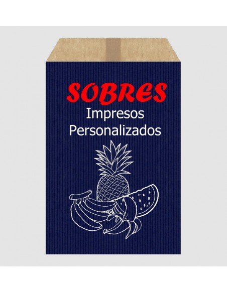 Sobres de Papel de Colores 10 x 15.5 + 2 Solapa, Interior Kraft Marrón (Impresos)