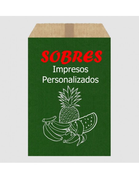 Sobres de Papel de Colores 10 x 15.5 + 2 Solapa, Interior Kraft Marrón (Impresos)