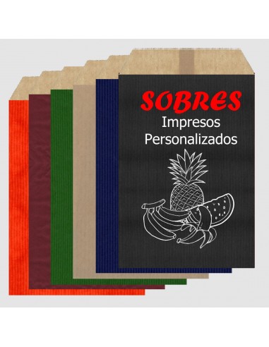 Sobres de Papel de Colores 13 x 17 + 2 Solapa,...