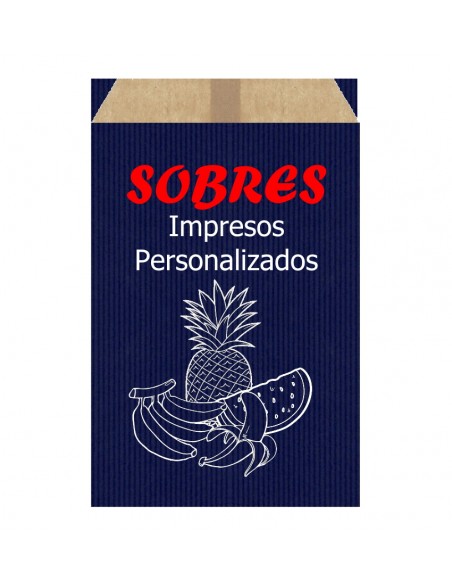 Sobres de Papel de Colores 19 X 32 +2 Solapa +6 Fuelle, Interior Kraft Marrón (Impresos)