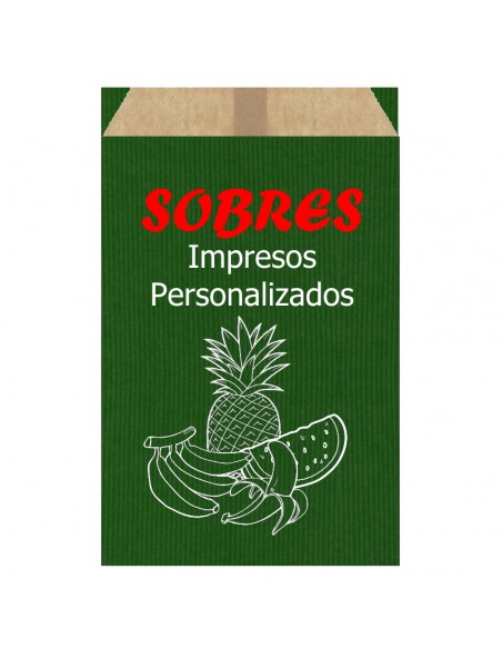 Sobres de Papel de Colores 30 X 47 +2 Solapa +8 Fuelle, Interior Kraft Marrón (Impresos)