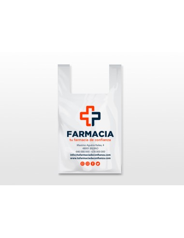 Bolsa camiseta 70% Reciclada medida 30 x 40...