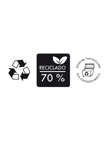 Bolsa camiseta 70% Reciclada medida 30 x 40...