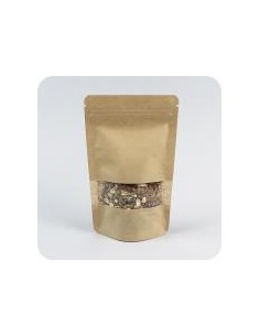 Bolsa Autocierre Kraft con Ventana y Base de 12 + 6 x 20...