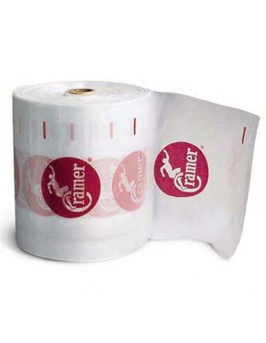 Bobina de Plastico 25 cms de ancho, PERSONALIZADA.