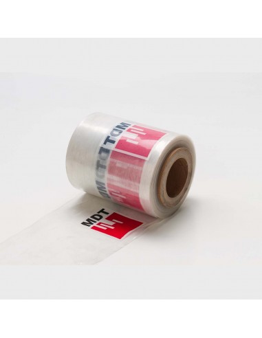 Bobina de Plastico 40 cms de ancho, PERSONALIZADA.