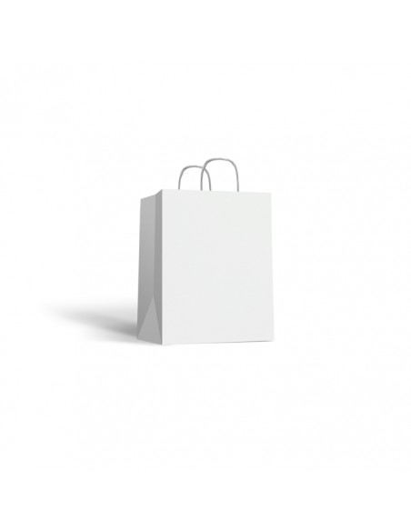 Bolsa de papel asa rizada de 24 + 11 x 32 STANDARD.