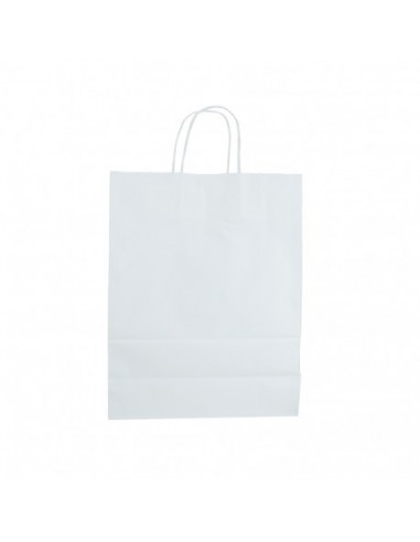Bolsa de papel asa rizada de 24 + 11 x 32...