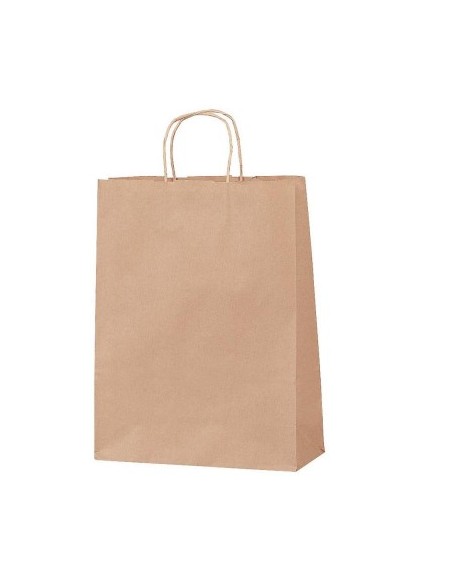 Bolsa de papel asa rizada de 28 + 12 x 36 STANDARD.