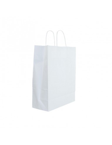 Bolsa de papel asa rizada de 32 + 11 x 41...
