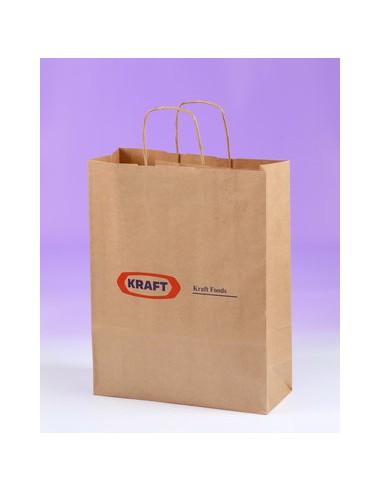 Bolsa de papel asa rizada de 28 + 12 x 36...